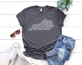 Kentucky Nurse Tee / / Kentucky Nurse Shirt / / Nurse tshirt / / Nurse State Shirt