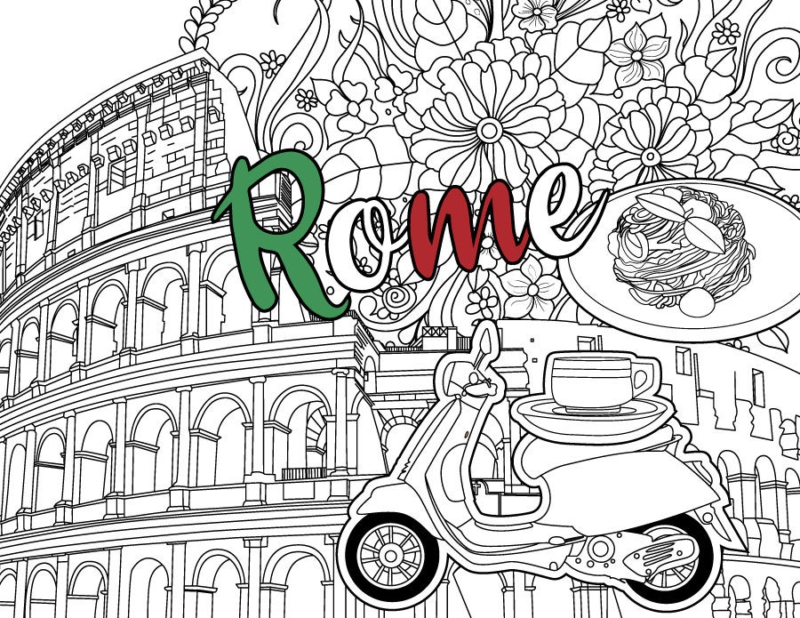 Rome Coloring Pages: 26 Best Ideas For Coloring