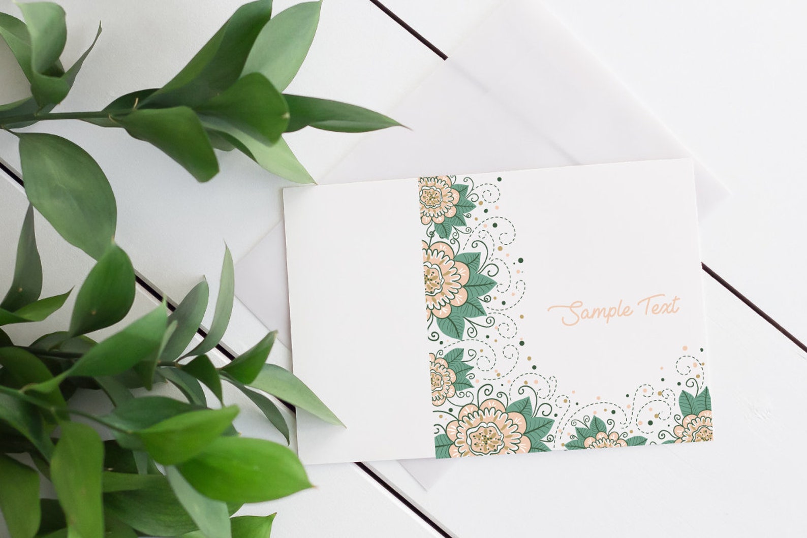 Hand Drawn,printable Greeting Card or Invitation.drawing.romantic ...