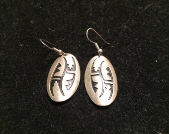 TI 925 sterling silver india design earrings