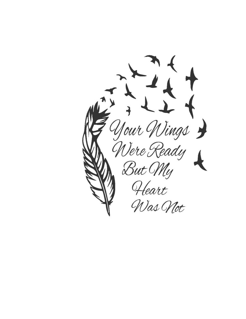 Tes Ailes Etaient Pretes Mais Mon Coeur Ne L'était Pas
