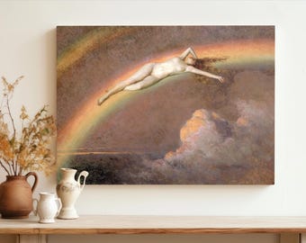 Henry Mosler Rainbow Art Print – Fine Art Paper Wall Décor