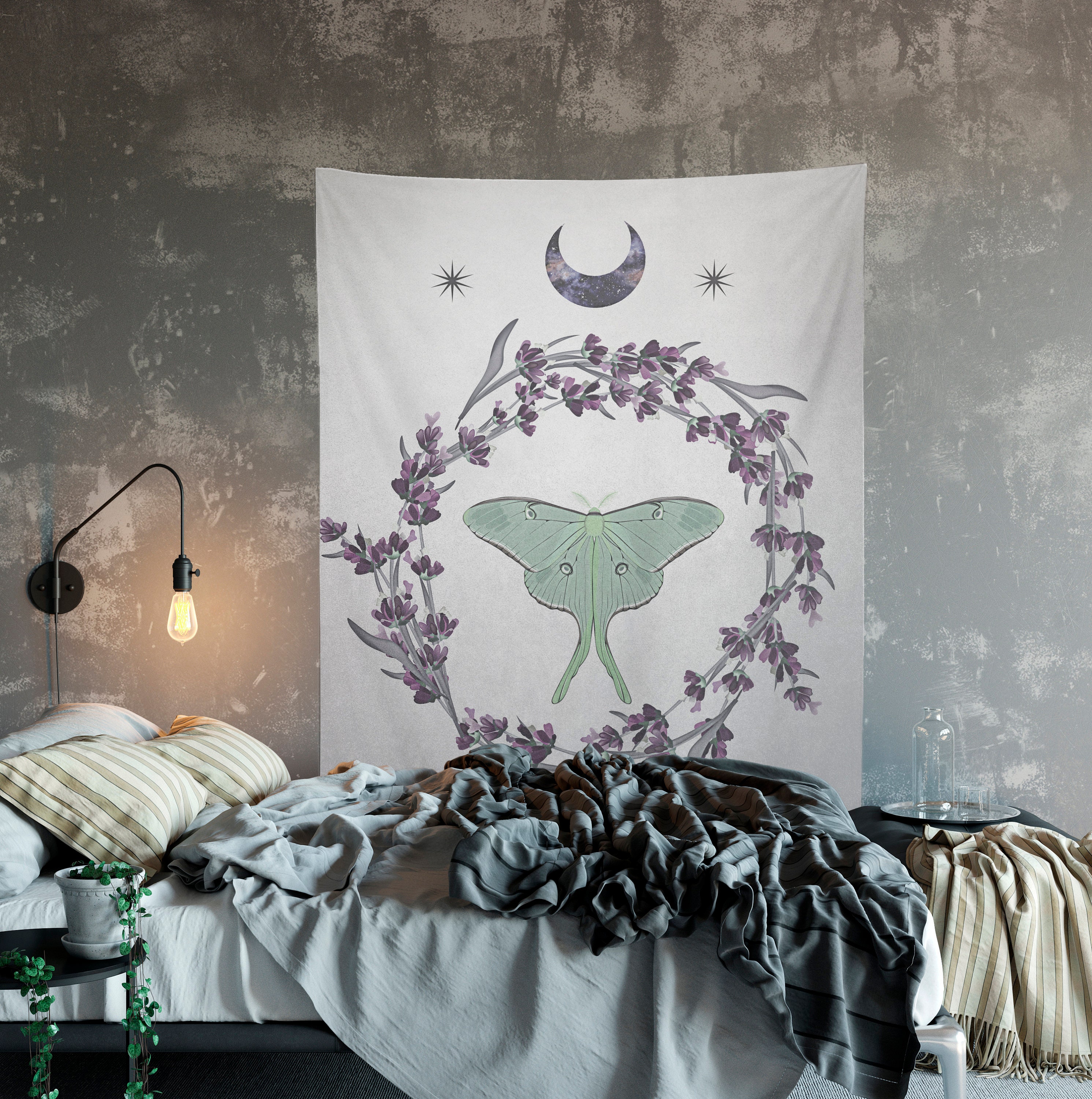 Purple moon tapestry new arrivals