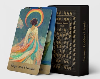 El oráculo de la Nueva Diosa y las cartas de los Arcanos Mayores, mazo de tarot (guía en PDF)