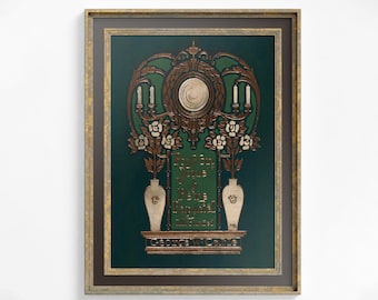 Kwiatowy nadruk w stylu secesyjnym: plakat na okładkę książki w stylu vintage