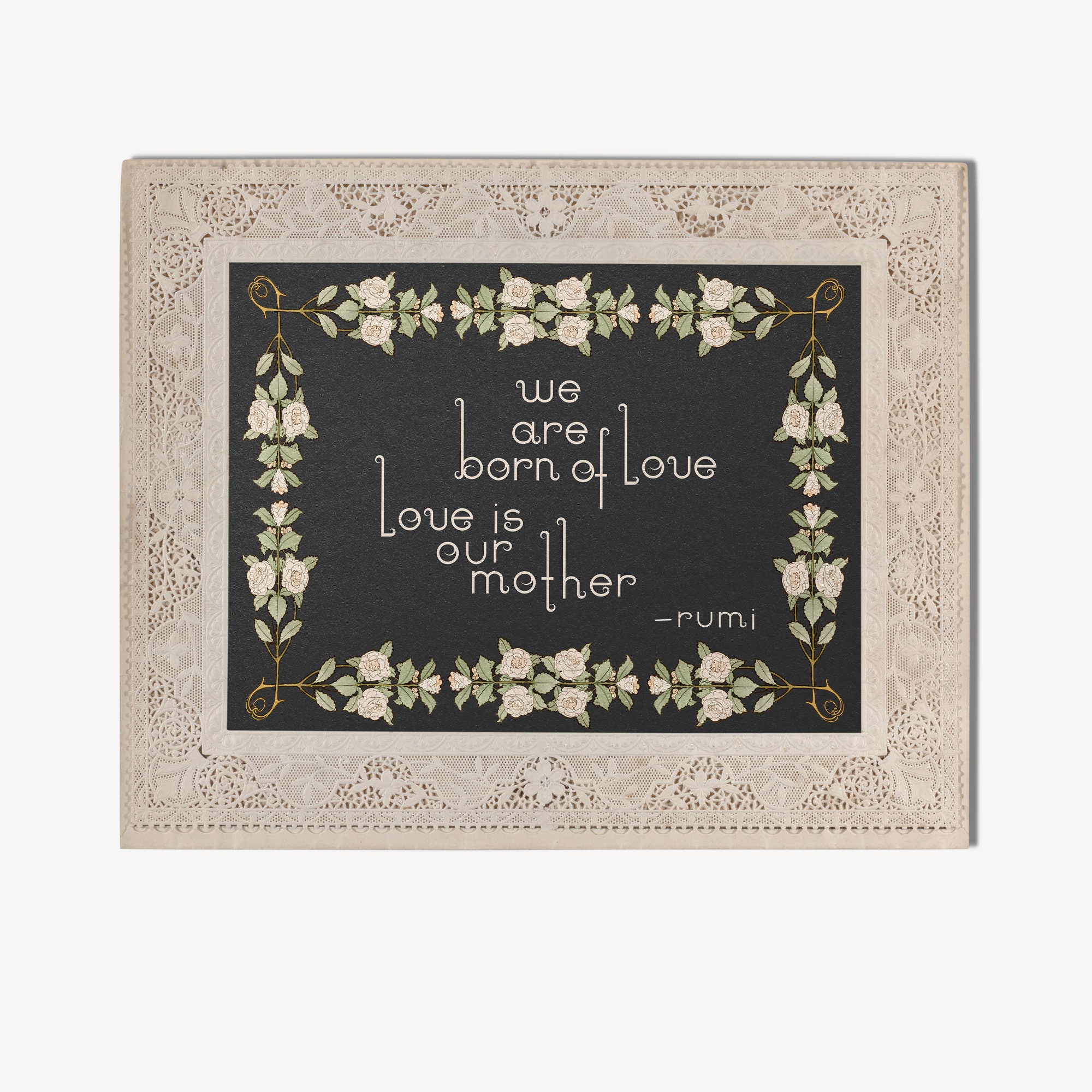 Rumi Poem Art Print: Bohemian Love Quote Poster - Etsy