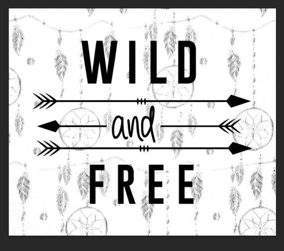 Wild and free tapestry sale
