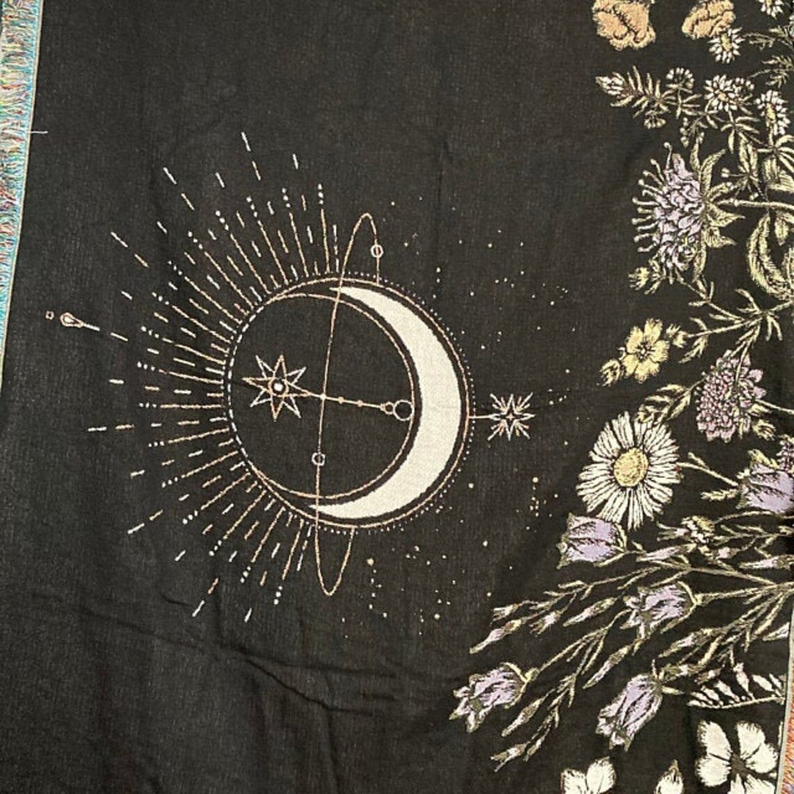 Custom Blanket Jacquard Woven Woven Sacred Blanket Neutral Etsy