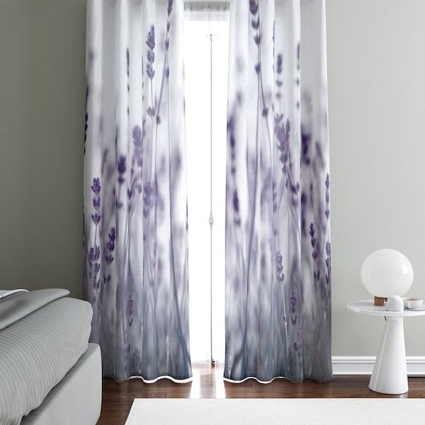 Shop Lavender Curtains Etsy