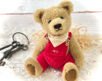 DISPONIBILE ORA: "Ned the Ted" - tradizionale orso snodato con confezione regalo rifinita a mano