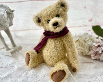 Large Traditional Jointed Mohair Bear - "Arthur" with free delivery