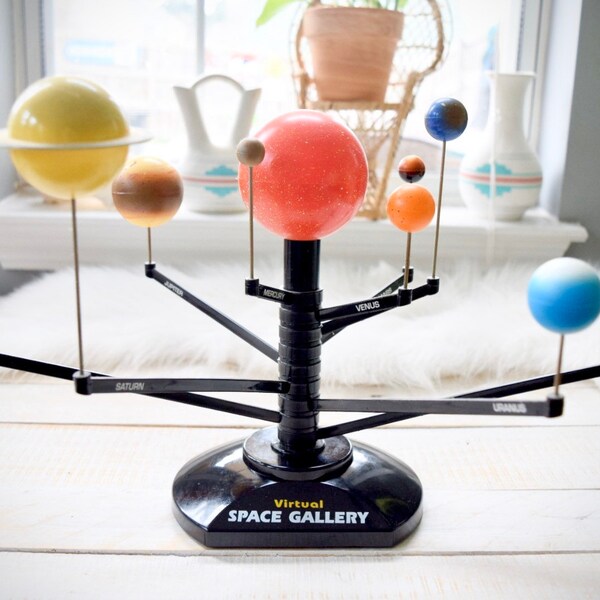 Vintage Light-Up Educational Solar System Model | Planetarium | Space | Planets | Outer Space | Galaxy | Science