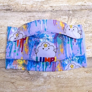 Child Face Mask with Pocket for Filter- Triple Layer Cotton Fabric Face Mask, Washable, Reusable