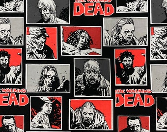 The Walking Dead Fabric by the Yard - 2015 Springs Creative CP54432 Retired Rare Hard To Find