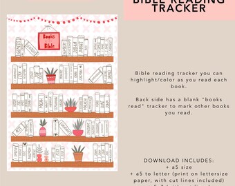 Druckbare Bibel Tracker