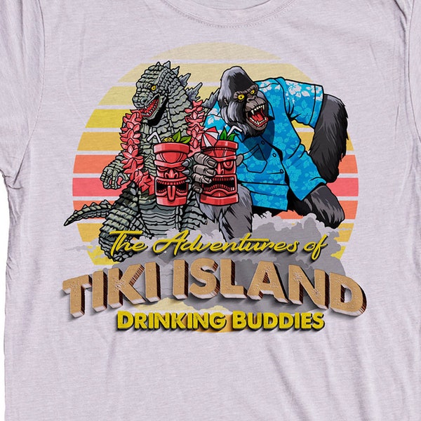 Tiki Shirt King Kong Godzilla