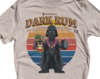 Darth Vader Tiki Shirt -  Funny Star Wars Mens T-shirt