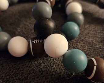 Eagles  inspired wristlet keychains