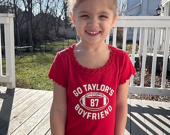 Camiseta Go Taylors Boyfriend / Camiseta de niña Taylor Chiefs
