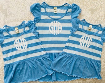 Vestido de monograma / Monograma / Regalo de bebé / Regalo de niña pequeña