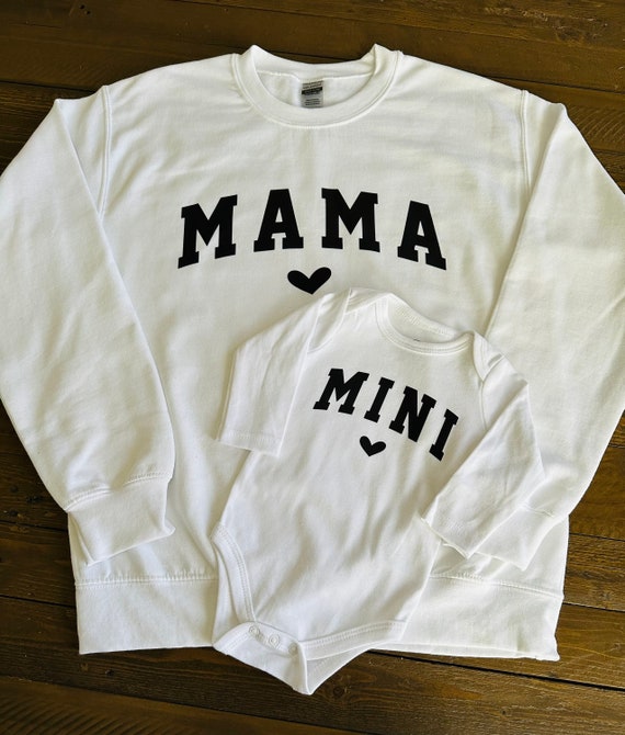 Sudadera Mama Sudadera Mama Y Mini Combinacion Madre Hija Regalo Baby Shower Regalo Nueva Mamas Nuevo Regalo Bebe Mami Y Yo Etsy Mexico