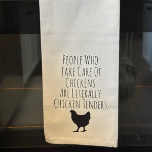 Chicken Dish Towel / Chicken Towel / Chicken Gift / Kitchen Decor / Chicken Coop Gift / Housewarming Gift / Funny Chicken Gift