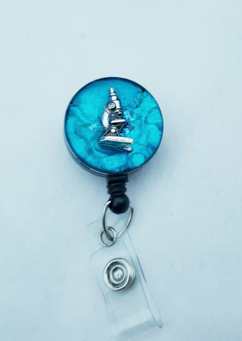 Medical technologist lab tech microbiologist badge holder | Etsy