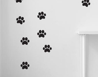 Paw Print Wall Sticker , Wall Decal