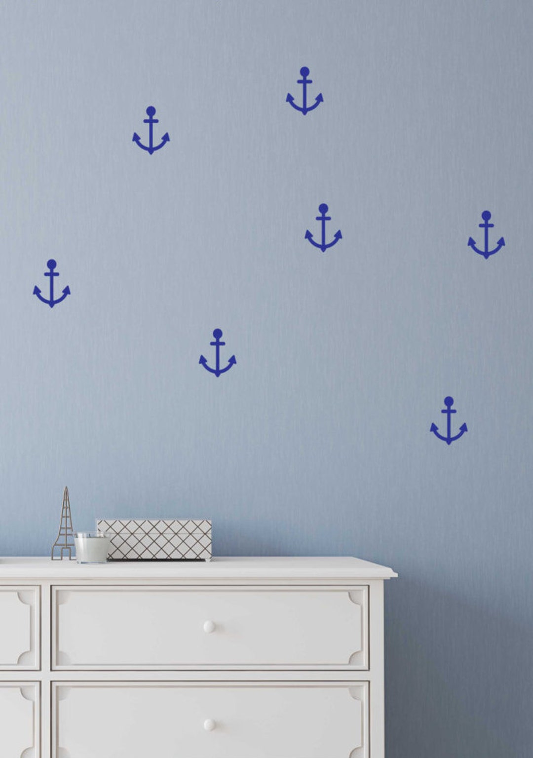 Anchor Shape Wall Stickers . Anchor Wall Decals Etsy