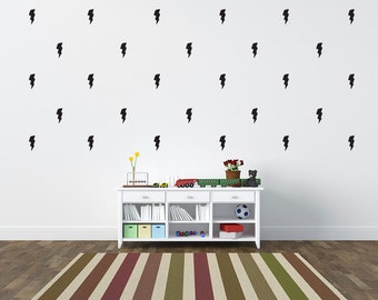 Lightening Bolt Wall Sticker , Wall Decal