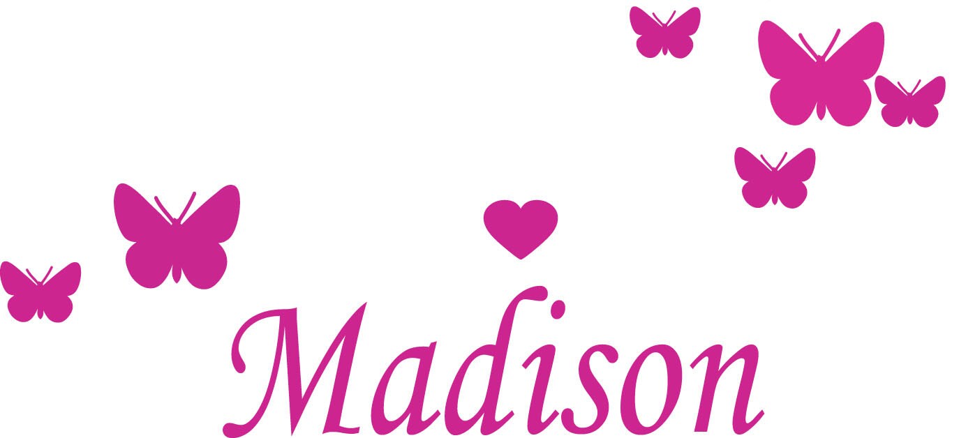 Personalised Name Wall Decal. Name Wall Sticker Etsy