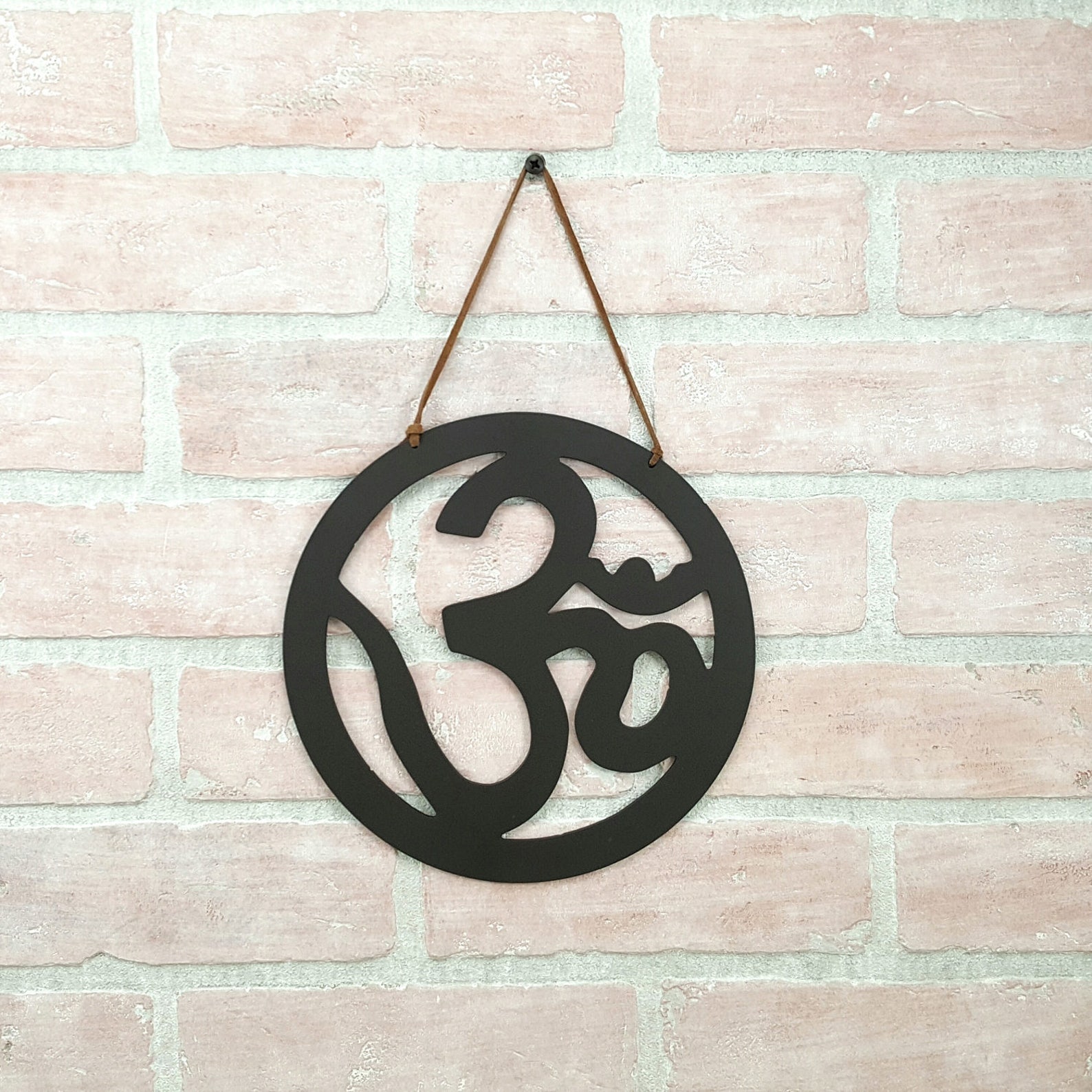 Om Symbol Art Om Wall Hanging Yoga studio décor Sacred Etsy