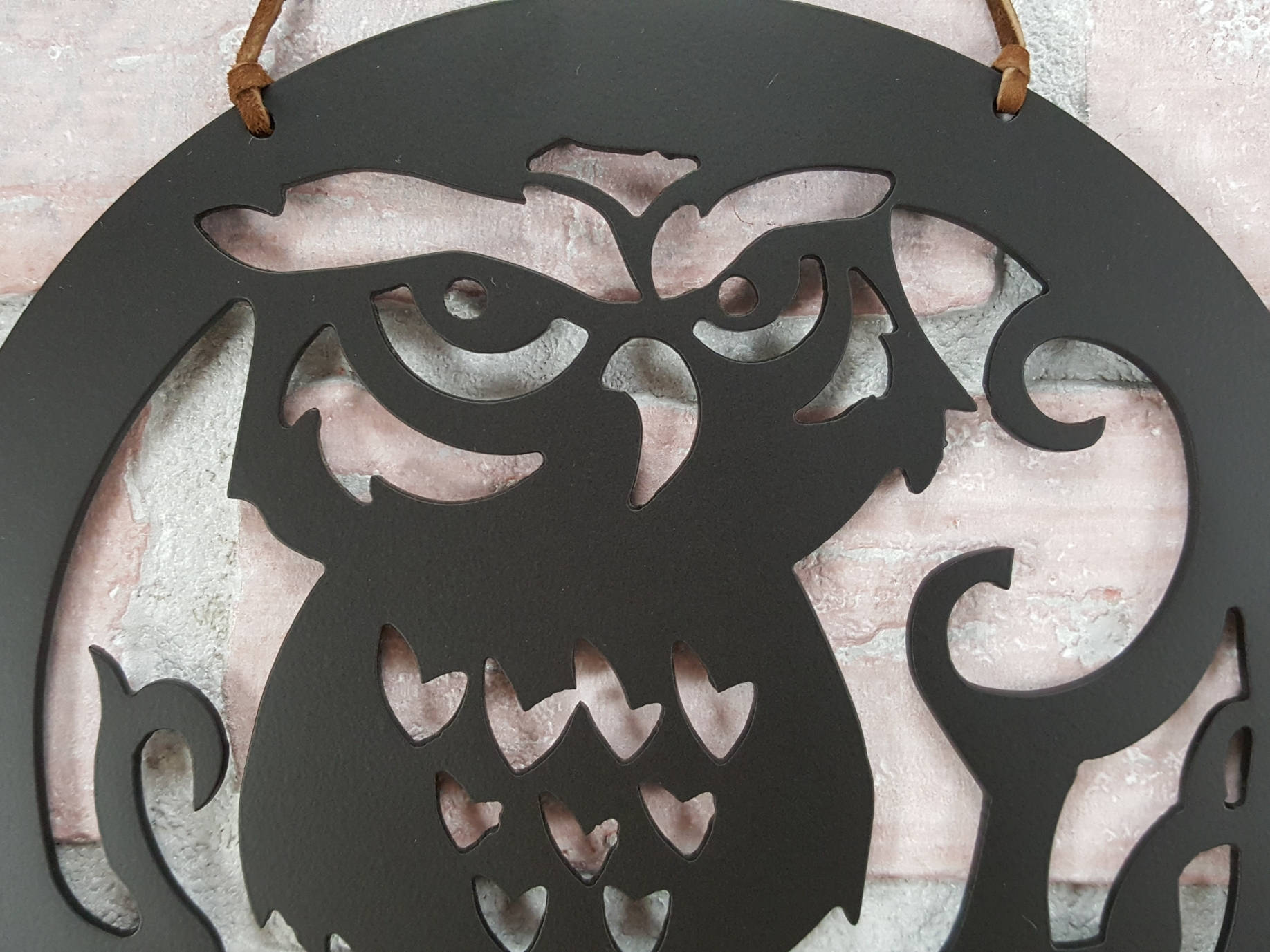 Metal Owl Wall Hanging Owl Décor Owl Related Gifts Fall Etsy India