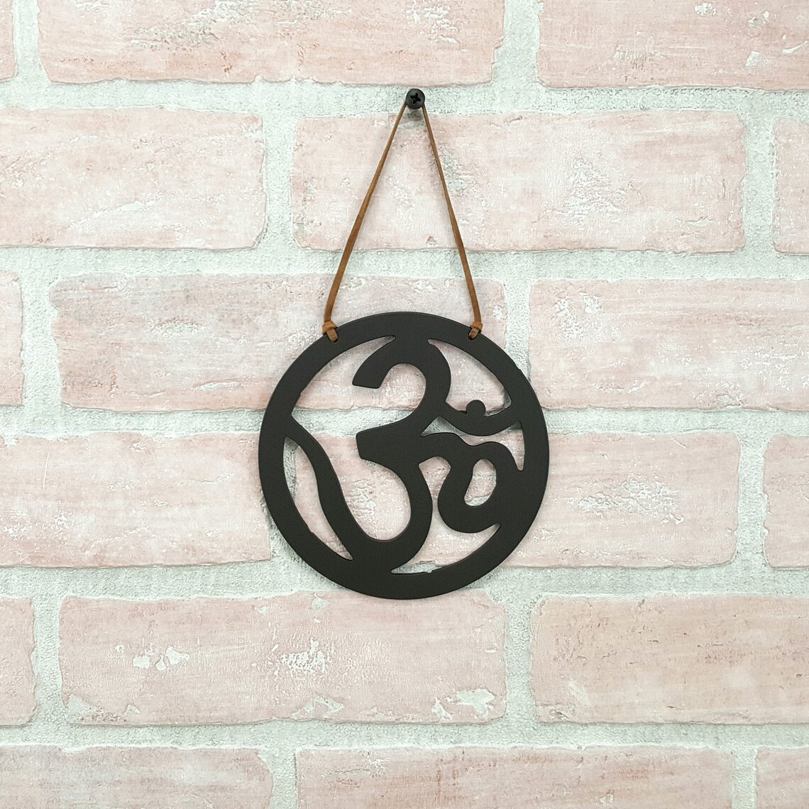 Om Symbol Art Om Wall Hanging Yoga studio décor Sacred Etsy