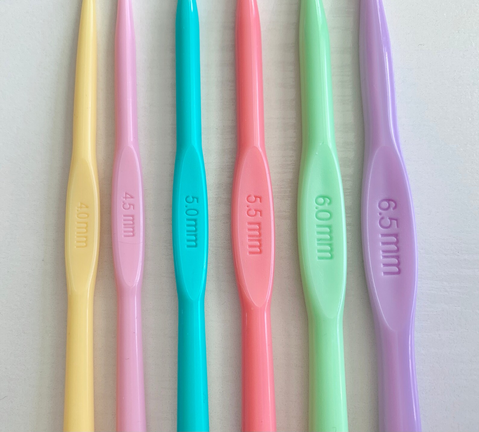 Plastic Crochet Hook Crochet Hook Set Decorative Crochet Etsy