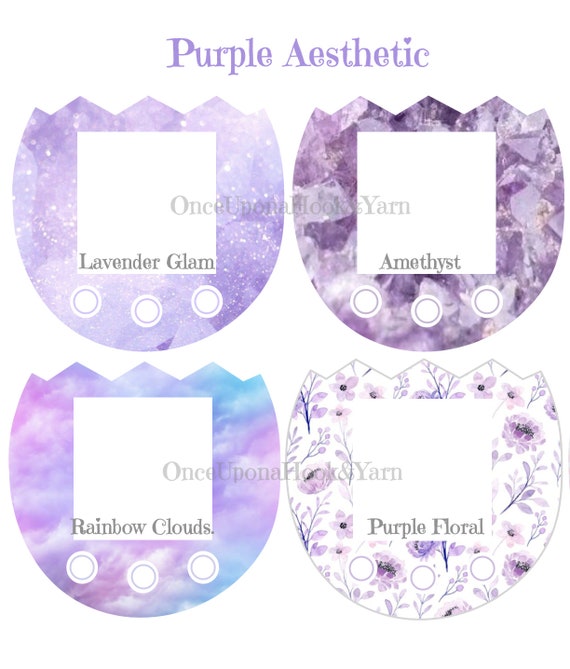 Tamagotchi Pix Purple Aesthetic, Purple Theme, Faceplate Bundle