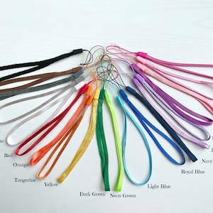 Hand Wrist Strap Lanyard Nylon Wristlet Straps Keychain String for