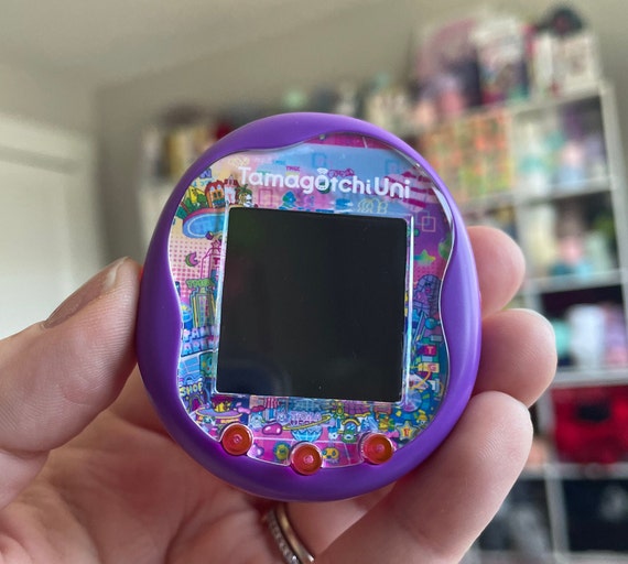 Tamagotchi Uni 紫色 カスタム済み たまごっちユニ フェイスプレート
