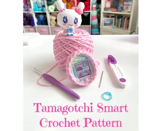 Tamagotchi Smart Crochet Pattern, Tamagotchi Pattern, Tamagotchi Crochet Cover Pattern