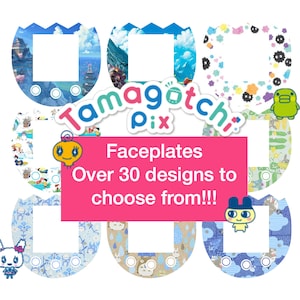 Façade Tamagotchi Pix, insert de façade prédécoupé Tamagotchi Pix. Tamapix, Housse Tamagotchi, Étui Tamagotchi, Tamagotchi