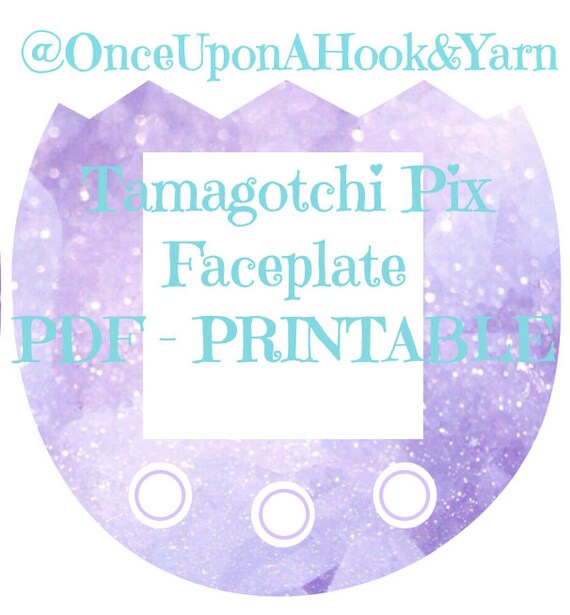 Tamagotchi Pix Purple Aesthetic, Purple Theme, Faceplate