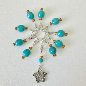 Crochet Stitch Markers, Knitting Stitch Holders, Yarn Charms, Stitch Markers, Place Keepers, Charms, Gift for crocheter, Gift for her