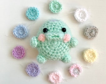 Crochet Fluffy Kuchipatchi Tamagotchi Case