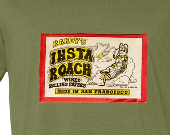 Insta Roach, T-shirt, rollende Papiere, Fattie, Rauch, Kraut, drehen Sie es auf, medizinisches Marihuana, Cheech und chong