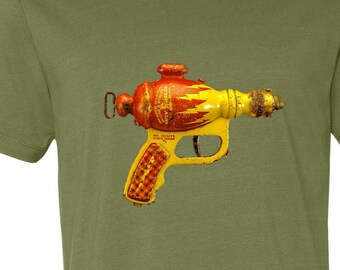 Helium Ray Gun, T-shirt, Bock Rogers, Lee Ving, Ming, Laserstrahl, luke Skywalker, Flash Gordon, Sci-Fi
