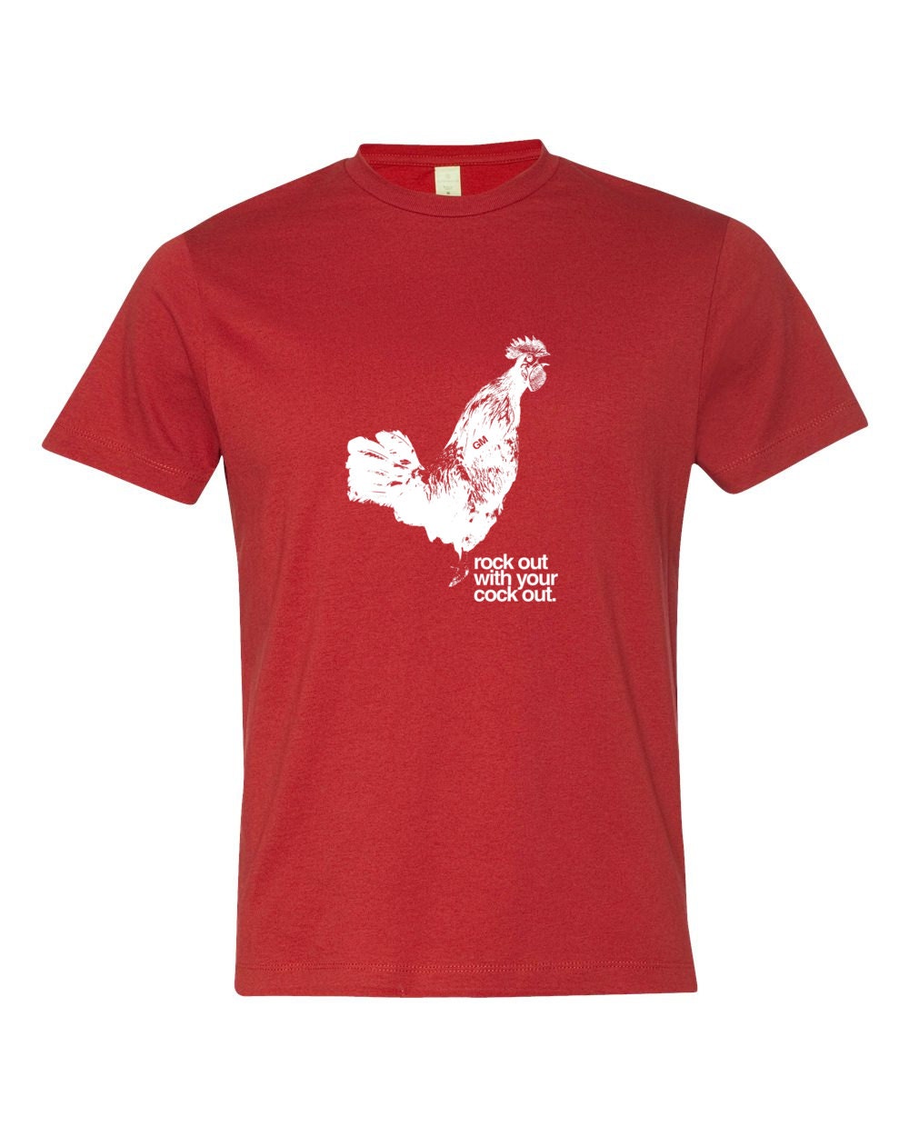 Rooster T-shirt En Blanco ,chicken, Cock, Cock Out, Rock Out, Comb ...