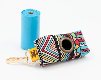 Poop Bag Dispenser | Dog Waste Bag | Puppy Poo Bag Holder | Bohemian Design