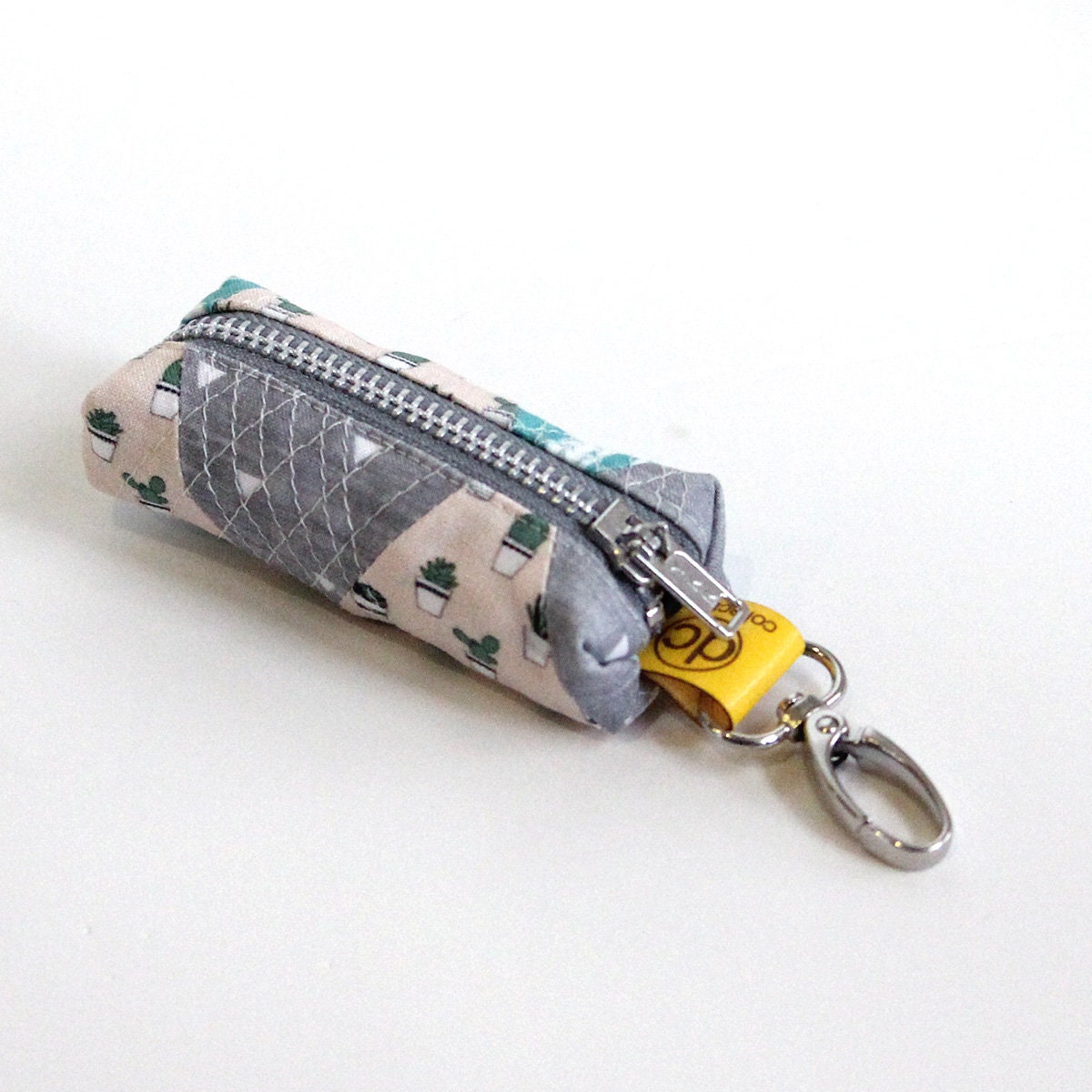 Poop Bag Dispenser | Dog Waste Bag | Puppy Poo Bag Holder | Quilted Cactus Design