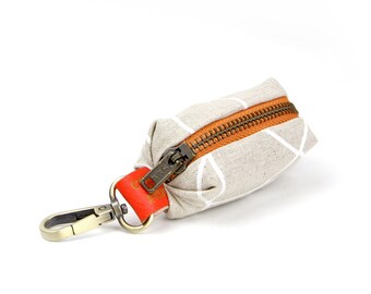 Poop Bag Dispenser | Dog Waste Bag | Puppy Poo Bag Holder | Sandy Design