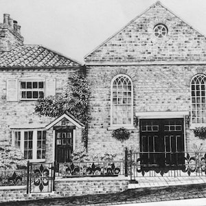 Gepersonaliseerde huistekening A4 originele inkttekening handgetekende nieuwe woning illustratie kunstcommissie